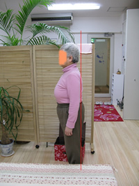 前のめり