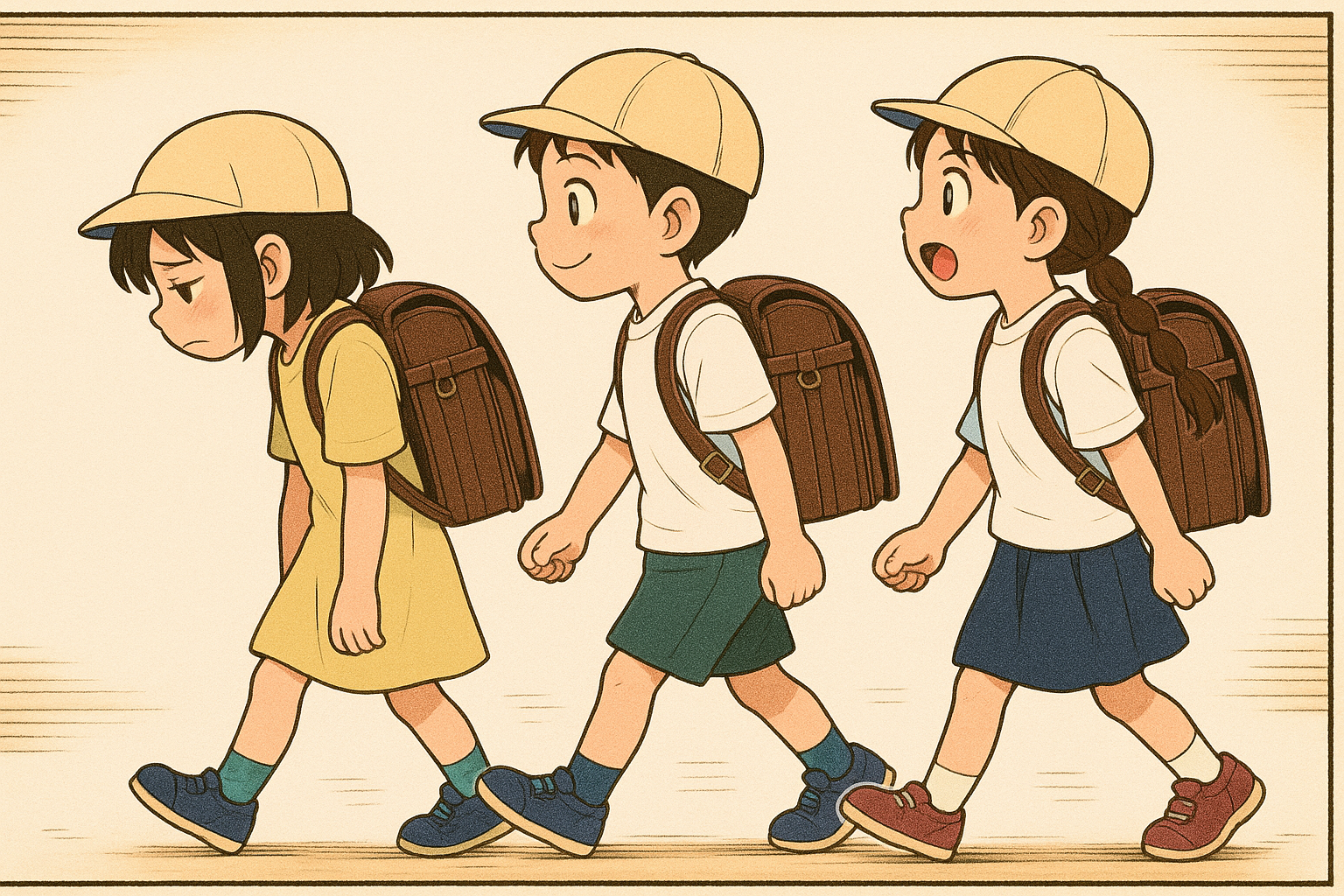 うちの子だけ、姿勢悪い！？